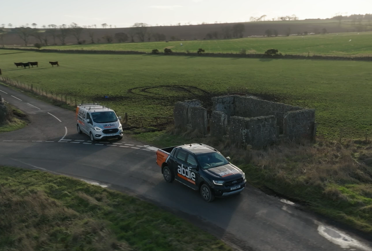 Abdie Solutions vehicles on the road